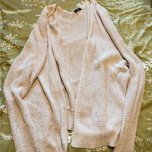 tan cardigan